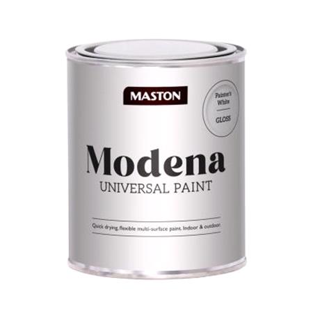 Maston Modena Universal Paint   Painter's White Gloss   1 Litre