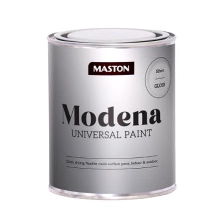 Maston Modena Universal Paint   Silver   1 Litre