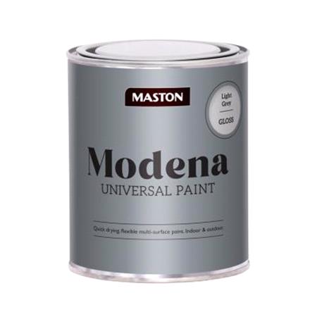 Maston Modena Universal Paint   Light Grey   1 Litre