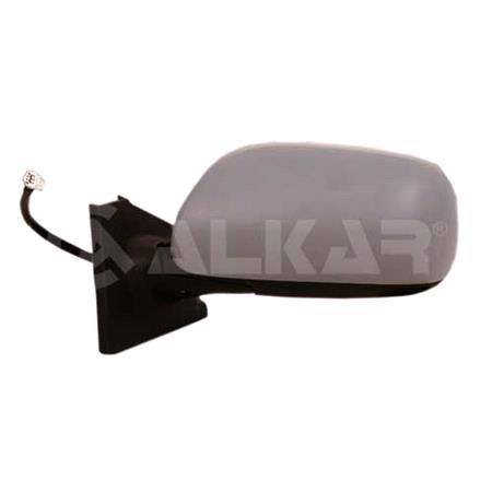 Left Wing Mirror (electric, primed cover) for Toyota YARIS, 2005 2011
