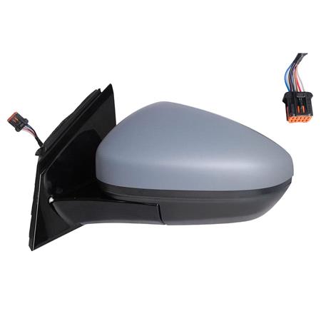Left Wing Mirror (electric, heated, primed) for Opel Grandland X 2017 Onwards