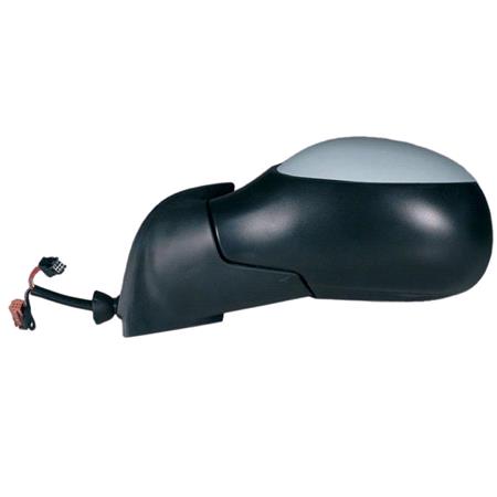 Left Wing Mirror (electric, heated, primed cover) for Citroen C3, 2002 2010