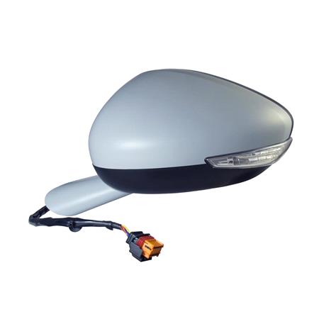 Left Wing Mirror (electric, heated, indicator, primed cover) for PEUGEOT 508, 2010 2018