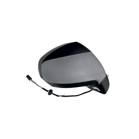 Right Wing Mirror (electric, heated, primed cover) for Peugeot 5008, 2009 Onwards