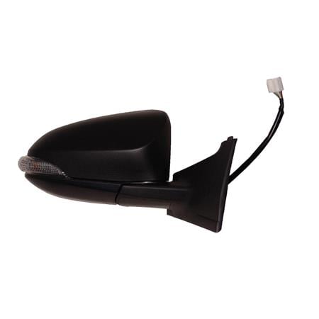 Right Wing Mirror (electric, indicator, not heated, primed cover) for Toyota YARIS/VITZ 2011 Onwards