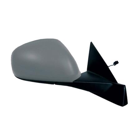 Right Wing Mirror (electric, heated, blue tinted glass, primed cover, power folding) for ALFA ROMEO MITO, 2008 Onwards