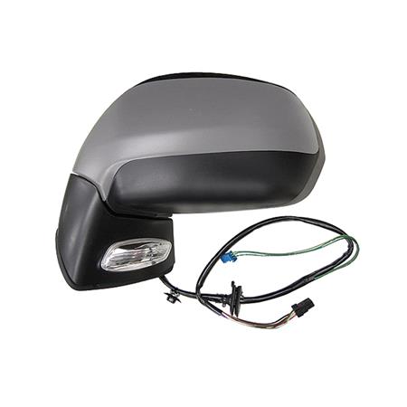 Left Wing Mirror (electric, heated, indicator, non power folding) for Citroen C4 Picasso, 2006 2013