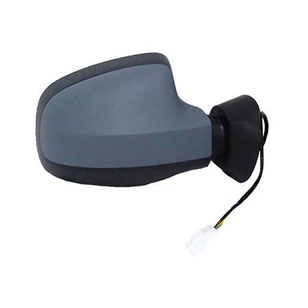 Right Wing Mirror (electric, heated, primed) for  Renault SANDERO, 2007 2013