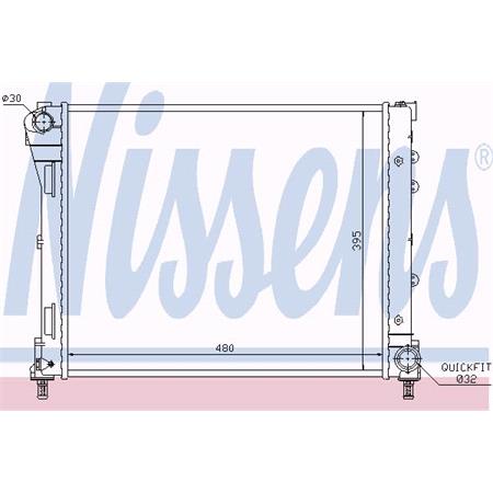 Nissens Radiator   61935