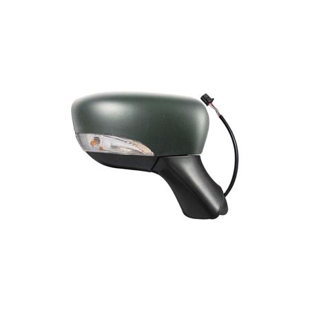 Right Wing Mirror (electric, heated, indicator, primed cover) for Renault CLIO IV 2013 2019