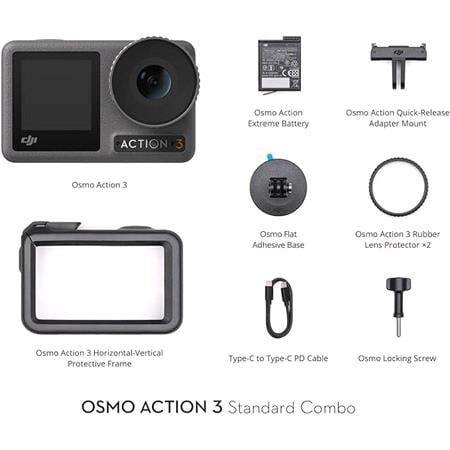 DJI Osmo Action 3 Standard Combo 4K Action Camera