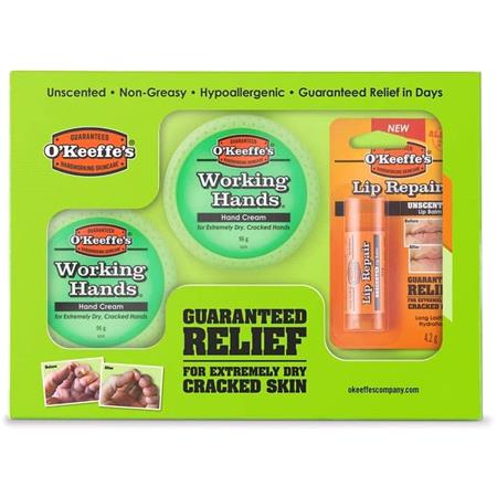 O'Keeffe's Working Hands and Lip Repair Gift Set