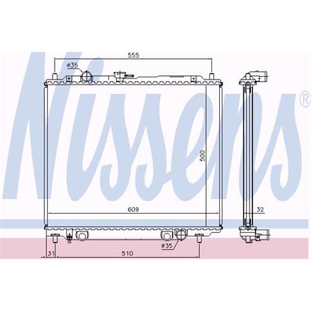 Nissens Radiator   62801