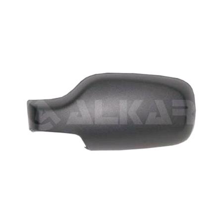 Left Wing Mirror Cover (black, grained) for RENAULT CLIO Grandtour, 2008 2009