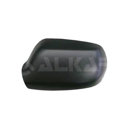 Left Wing Mirror Cover (black, grained) for MAZDA 3 Saloon, 2004 2009