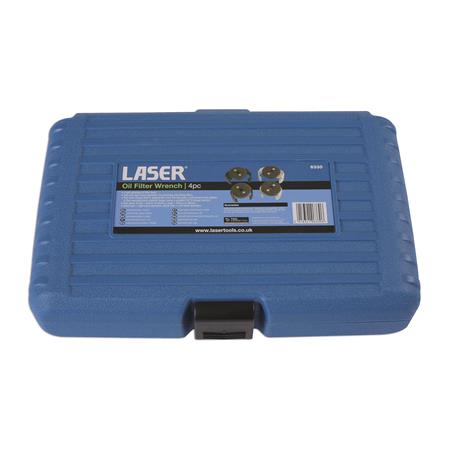 LASER 6330 Oil Filter Wrench Set   4 Piece