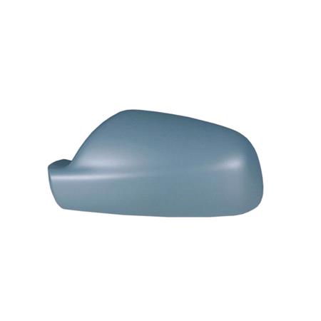 Left Wing Mirror Cover (primed, fits small mirror only) for Peugeot 407, 2004 2010