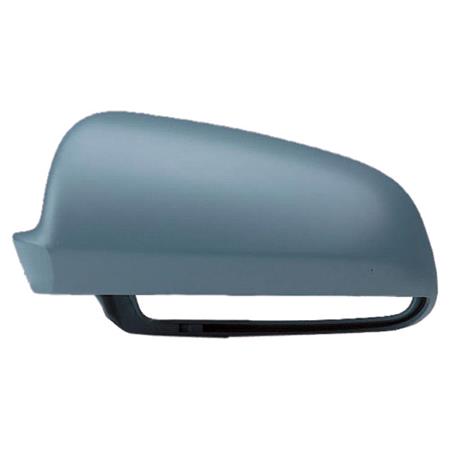 Left Wing Mirror Cover (primed) for AUDI A6, 2004 2008