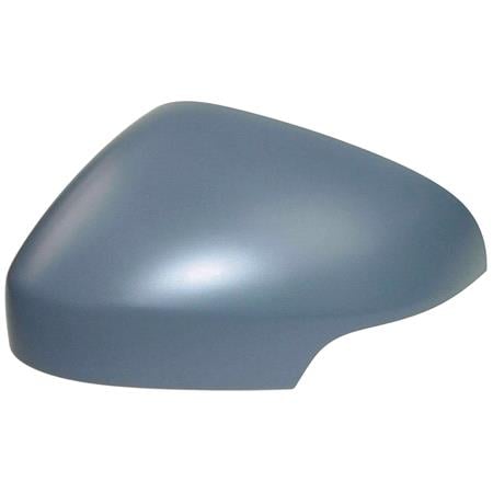 Left Wing Mirror Cover (primed, BULB INDICATOR VERSION) for Volvo C30 2010 2012