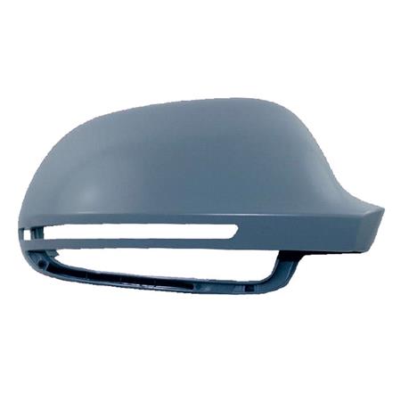 Right Wing Mirror Cover (primed) for AUDI A4, 2008 2010