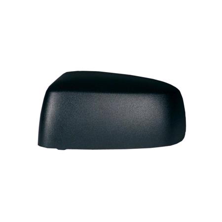 Left Wing Mirror Cover (black) for FIAT PANDA, 2003 2009