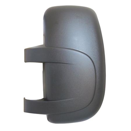 Left Wing Mirror Cover (Black, Grained) for VAUXHALL MOVANO Chassis Cab, 2003 2010