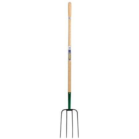 Draper 63579 4 Prong Manure Fork with Wood Shaft