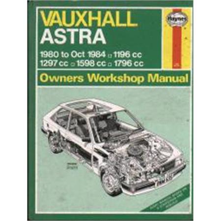 Vauxhall Astra (1980 1984) Haynes Manual