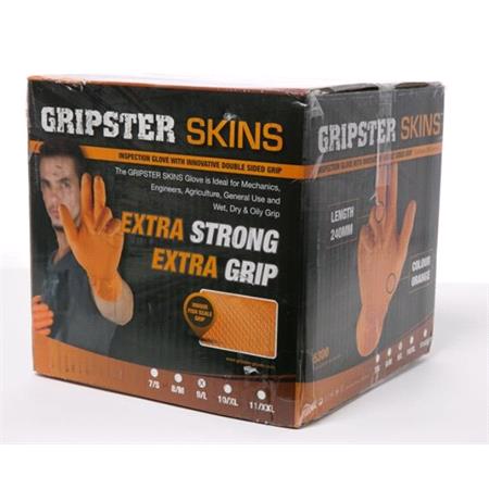 Gripster Skins Black Fishscale Grip Glove. Large