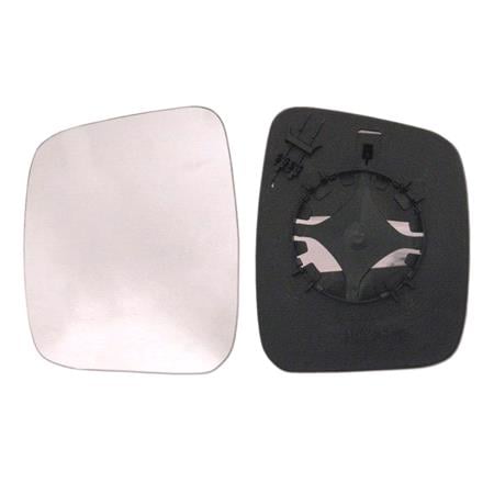 Left Wing Mirror Glass and Holder (not heated) for Citroen NEMO Estate, 2009 2017
