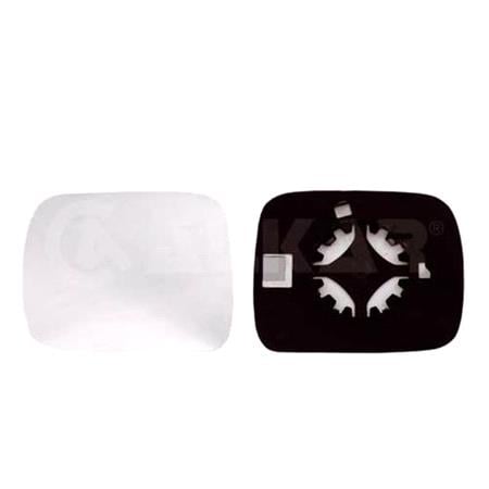 Left Wing Mirror Glass and Holder (for manual adjustment mirror) for Ford MAVERICK VAN, 1996 1998