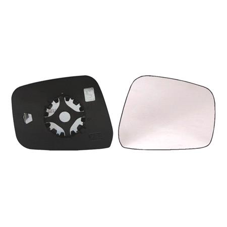 Left Wing Mirror Glass (not heated) and Holder for NISSAN NAVARA Flatbed, 2008 Onwards