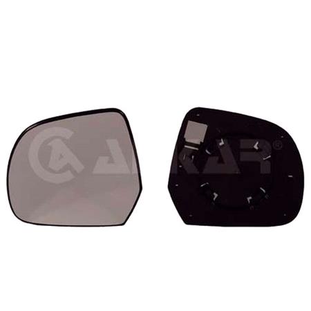Left Wing Mirror Glass (not heated) and Holder for Nissan LEAF, 2013 Onwards