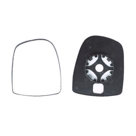 Left Wing Mirror Glass (not heated) and Holder for RENAULT TRAFIC II Van, 2001 2014