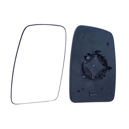 Left Wing Mirror Glass (not heated) and Holder for VAUXHALL MOVANO Mk II Van, 2010 2018