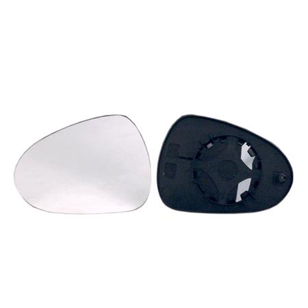 Left Wing Mirror Glass (not heated) and Holder for SEAT LEON, 2009 2013