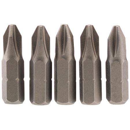 Draper 64018 No.2 1 4 inch Hex. Cross Slot Insert Bit 25mm Long x 5