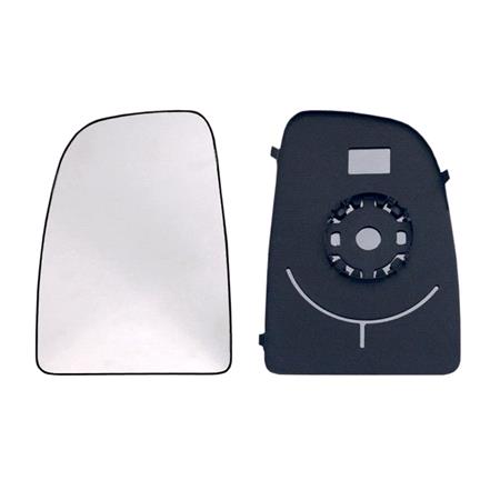 Left Wing Mirror Glass (not heated) and Holder for Citroen RELAY Flatbed, 2006 Onwards
