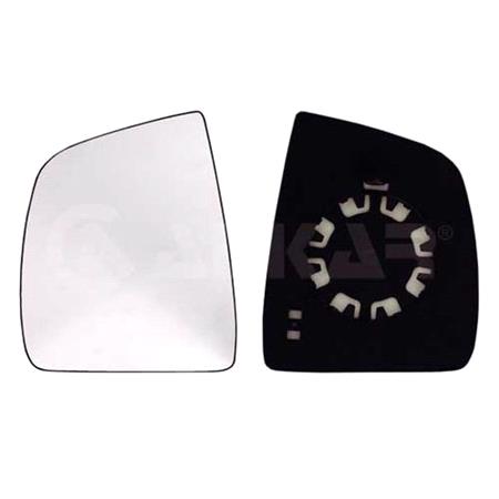 Left Wing Mirror Glass (not heated) and Holder for FIAT DOBLO Cargo, 2010 Onwards