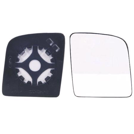 Right Wing Mirror Glass (not heated) and Holder for Ford TRANSIT CONNECT, 2002 2013