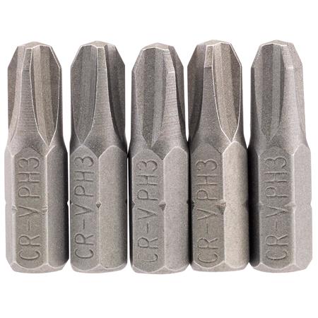 Draper 64023 No.3 1 4 inch Hex. Cross Slot Insert Bit 25mm Long x 5