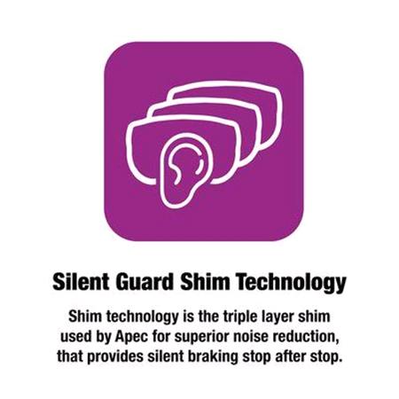 APEC Front Brake Pads (Full set for Front Axle)   PAD2591