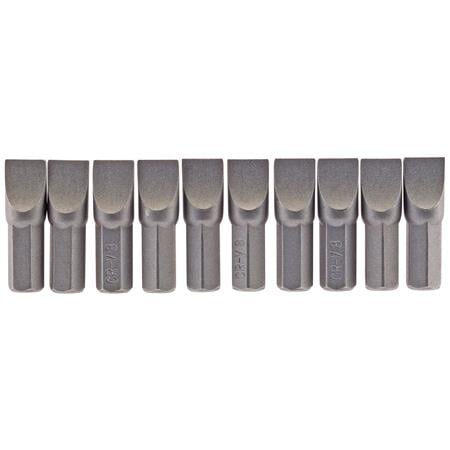 Draper 64046 8mm 1 4 inch Hex. Plain Slot Insert Bit 25mm Long x 10
