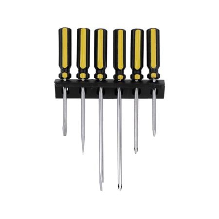 Screwdriver   Set of 6 on Hanger