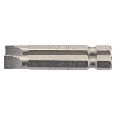 Draper 64103 6.5mm 1 4 inch Hex. Plain Slot Insert Bit 50mm Long x 2