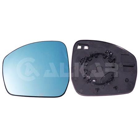 Left Blue Wing Mirror Glass (heated) and Holder for RANGE ROVER SPORT, 2013 2017