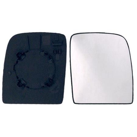Right Upper Wing Mirror Glass (not heated) and Holder for Citroen DISPATCH van, 2007 Onwards