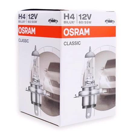 Osram Classic 12V 60/55W H4 P43t Bulb   Single