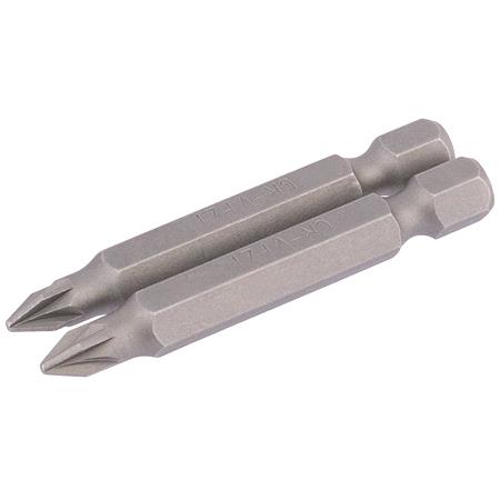 Draper 64227 No.1 1 4 inch Hex. PZ Type Insert Bit 50mm Long x 2