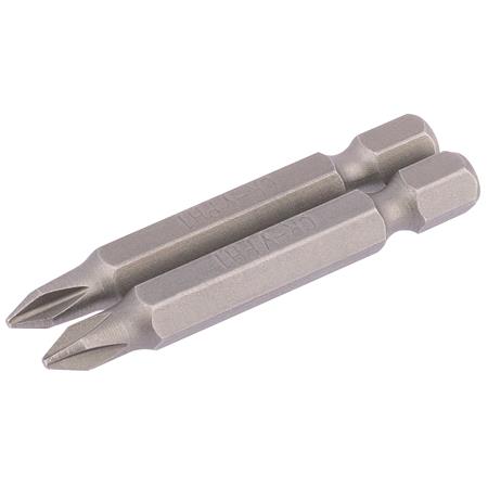 Draper 64232 No.1 1 4 inch Hex. Cross Slot Insert Bit 50mm Long x 2